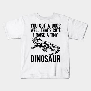 Bearded Dragon Tiny Dinosaur Bearded Dragons Lizard Kids T-Shirt